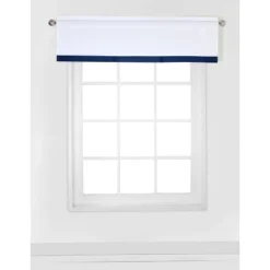 Bacati - MixNMatch Blue Band Window Valance -Home Improvement Store GUEST 7d3538c5 c086 4b52 a6d6 95f07701ec6e