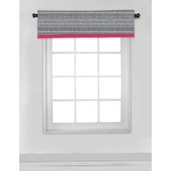 Bacati - Owls Pink/Grey Girls Cotton Window Valance -Home Improvement Store GUEST 7dd355a7 341e 48a8 b559 7a20fe857075