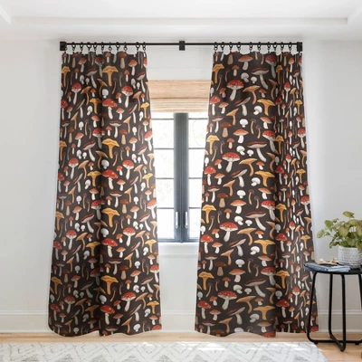 Avenie Mushroom Medley Pattern Single Panel Sheer Window Curtain - Society6 8 Avenie Mushroom Medley Pattern Single Panel Sheer Window Curtain - Society6 - Image 6