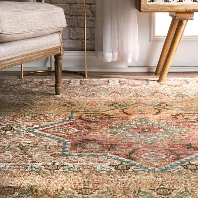 Nuloom Doreen Geometric 8x11 Indoor Area Rug For Living Room Bedroom Dining Room Kitchen, Multicolor/Ivory 5 Nuloom Doreen Geometric 8x11 Indoor Area Rug For Living Room Bedroom Dining Room Kitchen, Multicolor/Ivory - Image 3