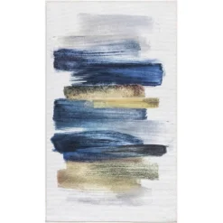 Nourison Washables Abstract Brushstroke Indoor Non-Skid Area Rug -Home Improvement Store GUEST 7ff5c9d4 fdc1 48be b95e e234ea5b953d