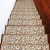 Sussexhome Leaves Collection Non-Slip Carpet Stair Treads, 9" X 28"