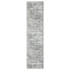 Micah Washable Distressed Oriental Indoor Area Rug Gray/Ivory - Captiv8e Designs -Home Improvement Store GUEST 8002eff8 8187 4c57 98f3 255804270036