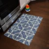 FlorArt French Quarter Low Profile Easy Clean Kitchen Mat Blue/White - Bungalow Flooring -Home Improvement Store GUEST 804ac840 bf22 4983 ae62 db94308ec646