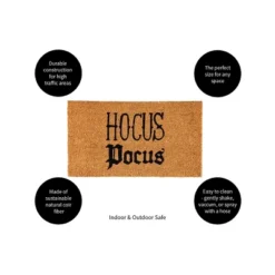 Evergreen 16 X 28 Halloween Greeting Coir Mat, Hocus Pocus For Indoor And Outdoor Decor 17 Evergreen 16 X 28 Halloween Greeting Coir Mat, Hocus Pocus For Indoor And Outdoor Decor -Home Improvement Store GUEST 81a32ead 8453 4dbb b89f e6e9420222fb
