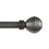 EXCLUSIVE HOME Modern Layer 1" Curtain Rod And Coordinating Finial Set, Gunmetal, Adjustable 36"-72" 2 EXCLUSIVE HOME Modern Layer 1" Curtain Rod And Coordinating Finial Set, Gunmetal, Adjustable 36"-72" -Home Improvement Store GUEST 81db87a4 c017 4da0 935d 7ea99c65ea25