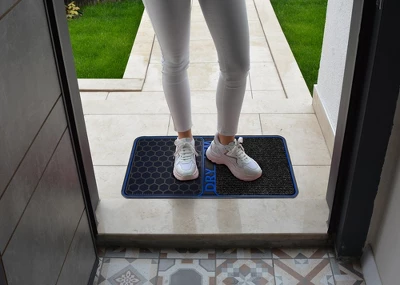 J&V TEXTILES 18" X 32" Two-In-One Wet & Dry Shoe Cleaning Outdoor Floor Mats 3 J&V TEXTILES 18" X 32" Two-In-One Wet & Dry Shoe Cleaning Outdoor Floor Mats