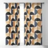 Color Poems Bold Minimalism XII Single Panel Sheer Window Curtain - Society6
