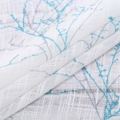 Trinity Tier Curtains For Kitchen Window Nature Design Tree Branch 4 Trinity Tier Curtains For Kitchen Window Nature Design Tree Branch - Image 2