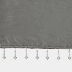 26"x50" Lillian Faux Silk Twisted Tab Valance With Beads -Home Improvement Store GUEST 88dff4dc fc0d 47fb a5e1 c5e7ecdda9c8