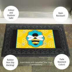 Evergreen Buzzing Bee Sassafras Indoor Outdoor Switch Doormat 1'10"x10" Multicolored 6 Evergreen Buzzing Bee Sassafras Indoor Outdoor Switch Doormat 1'10"x10" Multicolored -Home Improvement Store GUEST 88edc362 8113 4667 b161 e39fb96fb0b4