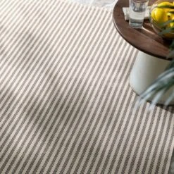 Home Conservatory Pinstripe Handwoven Indoor/Outdoor Area Rug -Home Improvement Store GUEST 8a8cfdf6 8544 404b 9110 88c5ba14ac44