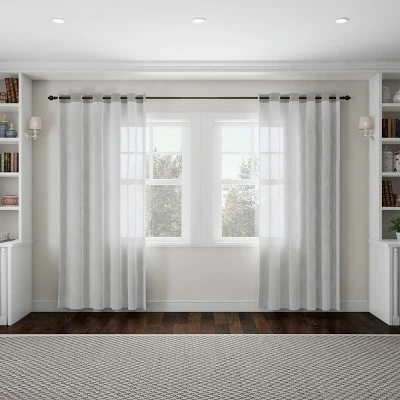 1-Inch Curtain Rod-Decorative Modern Urn Finials And Hardware- For Home Decor In Bedroom And Kitchen, 66-120-Inch By Hastings Home (Bronze) 5 1-Inch Curtain Rod-Decorative Modern Urn Finials And Hardware- For Home Decor In Bedroom And Kitchen, 66-120-Inch By Hastings Home (Bronze) - Image 3