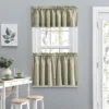 Ellis Curtain Lisa Solid Poly Cotton Duck Fabric Tailored Tiers For Living Rooms And Dining Rooms Mist 1 Ellis Curtain Lisa Solid Poly Cotton Duck Fabric Tailored Tiers For Living Rooms And Dining Rooms Mist -Home Improvement Store GUEST 8b19208f 5d75 49e5 b6e1 adc1286f2979