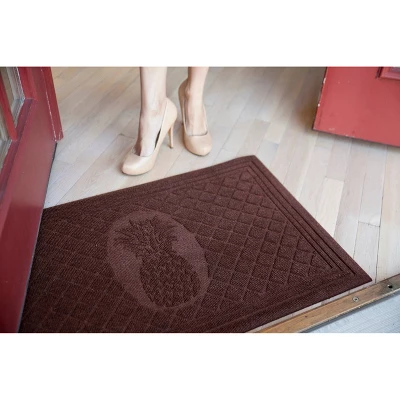 1'8" X 3' Pineapple Indoor/Outdoor Doormat Chocolate - Entryways 3 1'8" X 3' Pineapple Indoor/Outdoor Doormat Chocolate - Entryways