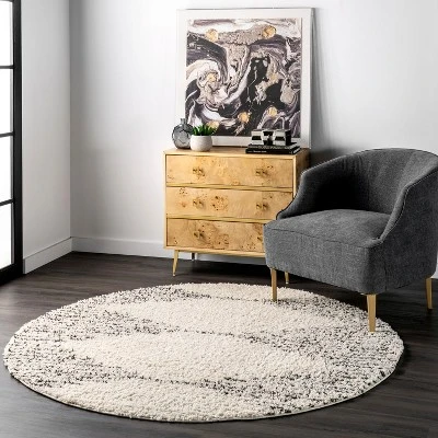 NuLOOM Scarlette Abstract Diamond Shag Area Rug 8 NuLOOM Scarlette Abstract Diamond Shag Area Rug - Image 6