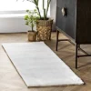 NuLOOM Layne Soft Silky Faux Rabbit Area Rug