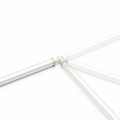 Kenney Mission 3/4" Decorative Bay Window Double Curtain Rod 5 Kenney Mission 3/4" Decorative Bay Window Double Curtain Rod - Image 3