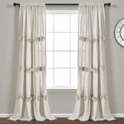 84"x40" Darla Light Filtering Window Curtain Panels - Lush Décor 14 84"x40" Darla Light Filtering Window Curtain Panels - Lush Décor -Home Improvement Store GUEST 9076292d e620 4afd 9c4e aa45cd7281cb