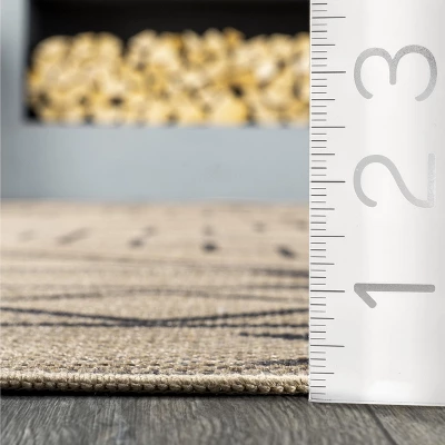 NuLOOM Elin Moroccan Border Easy-Jute Machine Washable Area Rug 4 NuLOOM Elin Moroccan Border Easy-Jute Machine Washable Area Rug - Image 2