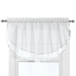 Collections Etc Elegance Sheer Ascot Window Valance, Allows Light To Enter While Maintaining Privacy - Decorative Accent For Any Room In -Home Improvement Store GUEST 91b97742 e862 49b6 b7e3 e4ea937f390e