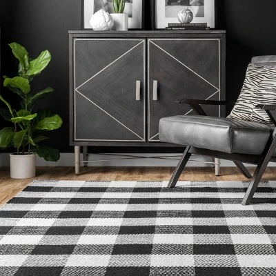 NuLOOM Rylie Buffalo Plaid Flatweave Area Rug 9 NuLOOM Rylie Buffalo Plaid Flatweave Area Rug - Image 7