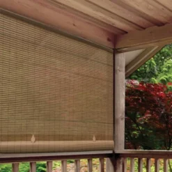 96" X 72" Outdoor Oval Vinyl Cord-Free PVC Rollup Blinds Woodgrain - Radiance 9 96" X 72" Outdoor Oval Vinyl Cord-Free PVC Rollup Blinds Woodgrain - Radiance -Home Improvement Store GUEST 951e4fde 5d8f 4460 97e5 cee57f03e647 1
