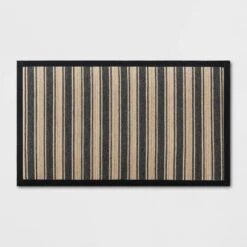 Vintage Striped Rug Black/Brown - Threshold™ -Home Improvement Store GUEST 957cb680 597f 4505 bd98 e254698b17f9