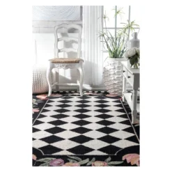 Angla Rooster Kitchen Area Rug Black - NuLOOM -Home Improvement Store GUEST 957d192f 4b73 4072 8419 31829811053c