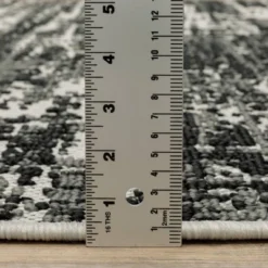 Trinity Distressed Abstract Patio Area Rug Black/Beige - Captiv8e Designs -Home Improvement Store GUEST 95fdacd6 877b 4d3b 8032 67f0ac2818df