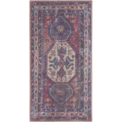 Nicole Curtis Machine Washable Bordered Southwestern Indoor Rug -Home Improvement Store GUEST 96756f36 d2b9 40c7 8406 09c1e56e2e50