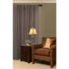 Decorative Drapery Single Rod Set With Acron Cage Finials Oil Rubbed Bronze - Lumi Home Furnishings