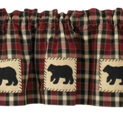 Park Designs Concord Bear Lined Valance - 60" - Red -Home Improvement Store GUEST 984a9142 f34a 420f b846 a42c571ec99d