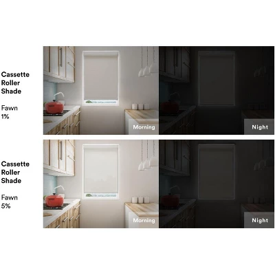Linen Avenue Cordless Cassette 5% Solar Roller Shade, Fawn, Sand, Shadow 8 Linen Avenue Cordless Cassette 5% Solar Roller Shade, Fawn, Sand, Shadow - Image 6