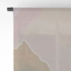 Sewzinski Pastel Mountains Single Panel Sheer Window Curtain - Society6 -Home Improvement Store GUEST 98a45479 7a34 420d a34f 5175263757de