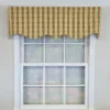 RLF Home 100% Cotton Cherry Squares Regal With Poly/Cotton Lining Rod Pocket Valance 50" X 15" Green -Home Improvement Store GUEST 99b48e6f 05b9 4eca a556 7e32f988bea0