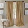 Athena Faux Silk Window Curtain And Scarf Set - Elrene Home Fashions