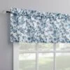 No. 918 1pc 54"x14" Elara Floral Print Semi-Sheer Rod Pocket Kitchen Curtain Valance Indigo -Home Improvement Store GUEST 9b805cf7 5cd2 41aa 8f0f fb75a6b526ee
