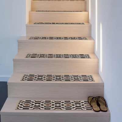 World Rug Gallery Trellis Non-Slip Stair Treads 3 World Rug Gallery Trellis Non-Slip Stair Treads