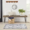 Nourison Washables Contemporary Floral Indoor Non-Skid Area Rug -Home Improvement Store GUEST 9c3b1905 9355 457a a6fe 427fe0952c13