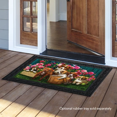 In The Garden Spring Doormat Indoor Outdoor 30" X 18" Briarwood Lane 4 In The Garden Spring Doormat Indoor Outdoor 30" X 18" Briarwood Lane - Image 2