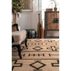 Hand Loomed Fiber Barry Area Rug Natural - NuLOOM -Home Improvement Store GUEST 9e16aebe 8266 42ab 9e7f a4f4f1512743