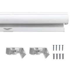 1pc Light Filtering Cordless Zebra Window Shade With Fabric Roller Valance White - Lumi Home Furnishings -Home Improvement Store GUEST 9ee53704 4cf8 4ec7 8ee2 99dd4e4f6f02