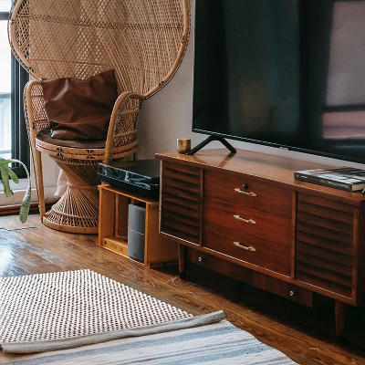 Nevlers Non-Slip Rug Pad 2'x10' - White 3 Nevlers Non-Slip Rug Pad 2'x10' - White