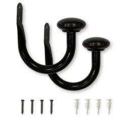 Set Of 2 (2.7"x6.5") Steel Curtain Holdbacks - Lumi Home Furnishings -Home Improvement Store GUEST a0ea6208 8633 490f 8b6a 0278b0af8727