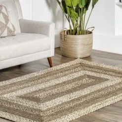 NuLOOM Charlene Braided Border Jute Area Rug -Home Improvement Store GUEST a4940e5b bfe1 42f5 8b76 cd181d7c08ce