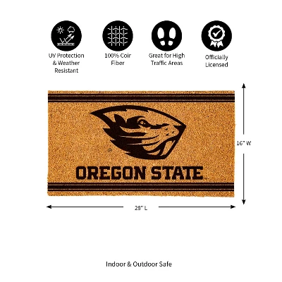 Evergreen Oregon State University Logo Turf Mat, Brown- 28 X 16 Inches Indoor Outdoor Doormat 4 Evergreen Oregon State University Logo Turf Mat, Brown- 28 X 16 Inches Indoor Outdoor Doormat - Image 2