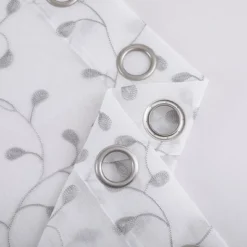 Trinity Embroidered Sheers Semi Curtains Transparent Drapes Window Treatments Grommet Top, 2 Panels 13 Trinity Embroidered Sheers Semi Curtains Transparent Drapes Window Treatments Grommet Top, 2 Panels -Home Improvement Store GUEST a5e58bf9 5228 4c7c 87c8 72d016b22344