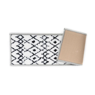 World Rug Gallery Modern Boho Design Non-Slip Stair Treads 4 World Rug Gallery Modern Boho Design Non-Slip Stair Treads - Image 2