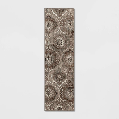 Bailey Companion Tile Print Accent Rug Tan - Threshold™ 7 Bailey Companion Tile Print Accent Rug Tan - Threshold™ - Image 5